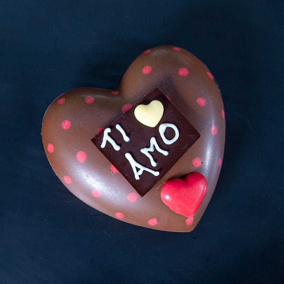 Ciocobon Cioccolateria Artigianale Cuore Cioccolato Personalizzato San  Valentino